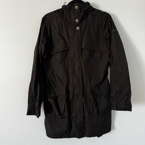 Columbia Omni-Shield Black Rain Jacket Hooded women’s Medium